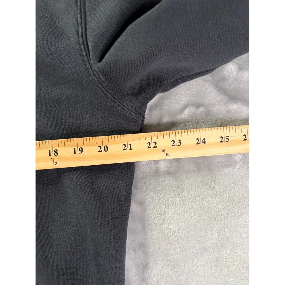 Skims Hoodie Women Small Black Fleece Pullover Full Length Athleisure Classic
